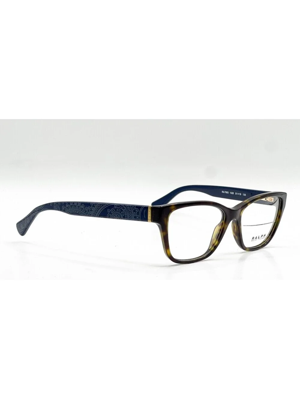 Ralph Lauren RA 7063 1426 Dark Havana Full Rim Eyeglass Frames 51-16-135